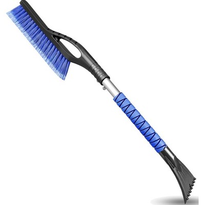 Eiskratzer Auto, Schneebürste, 69 cm, Schaumstoffgriff, abnehmbar, Blau