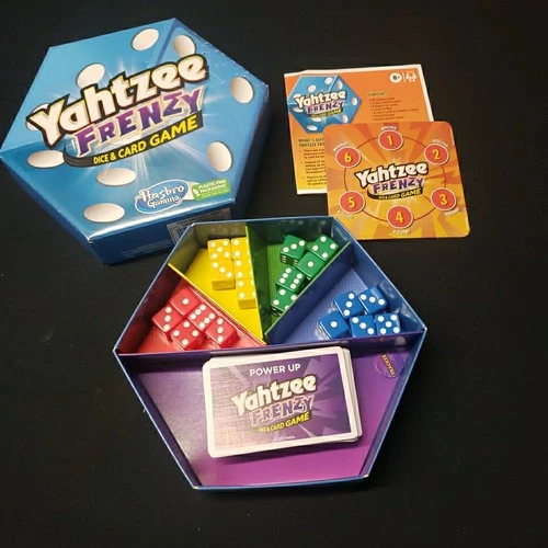 Yahtzee Frenzy: Dice & Card Game - board Hasbro family variant luck COMPLETE