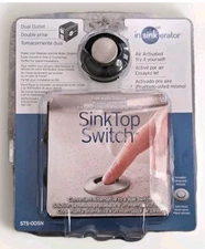 InSinkErator  76696 Air Switch for Sink with Dual Outlet  STS-00 Chrome/ X cord.