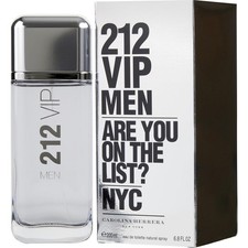 Carolina Herrera 212 VIP EDT Spray For Men 6.8 oz / 200 ml New In Box