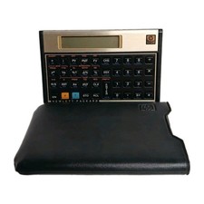Vintage Hewlett-Packard HP-12C Programmable Scientific Calculator W/Case--EUC--