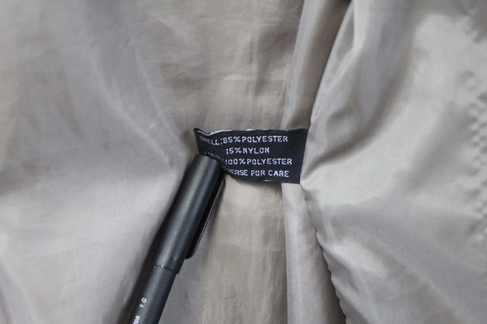 Vintage Norm Thompson Field Jacket Long Sleeve Beige Size XL Read Description image 14