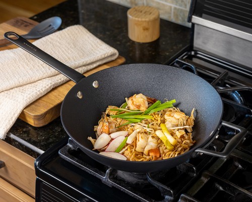 Scanpan Black Edition Nonstick Wok, 12-Inch - Picture 4 of 6