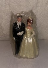 Vintage Military Wedding Cake Topper Molded Plastic New