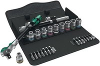 Wera SteckschlüSselsatz Zyklop Speed 28 Tlg. 1/2 Zoll SW 10-19Mm 72 ZäHne 6-Kant