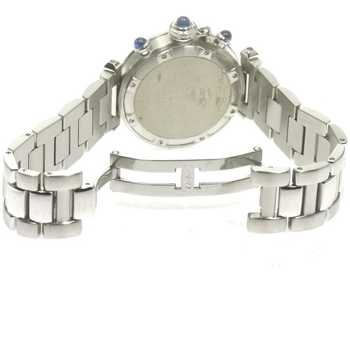 CARTIER Pasha C Chrono Reflex W31019H2 Date gray Dial Quartz Boy's Watch_864923 - Picture 3 of 6