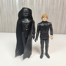 Official Kenner Darth Vadar Luke Skywalker Figure Star Wars Hong Kong 1977 1983
