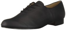 Bloch Dance Men's Jazz Oxford Leather Sole Shoe, Black, 6.5 6.5, Black