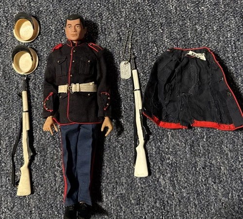 🔥1964 Vintage GI Joe Hasbro Marine Dress Parade With Extras. Japan, Hong Kong