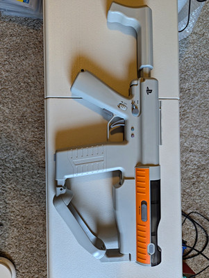 PlayStation Move Sharp Shooter Gun Controller PS3 CECHYA-ZRA1 Gray/Orange