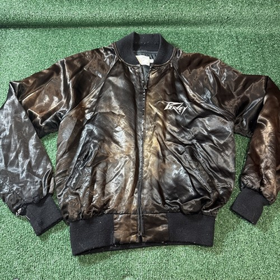 #ad Peavey Vintage Jacket 80s Peavey Amps Guitars USA Silver Black $29.99