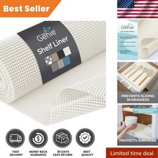 Durable Non-Adhesive Shelf Drawer Liner - 12" x 20FT, Strong Grip Protection