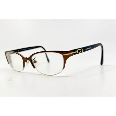 Coach HC 5058 Jackie Eyeglasses Satin Dark Brown Dark Tortoise Women 49-17