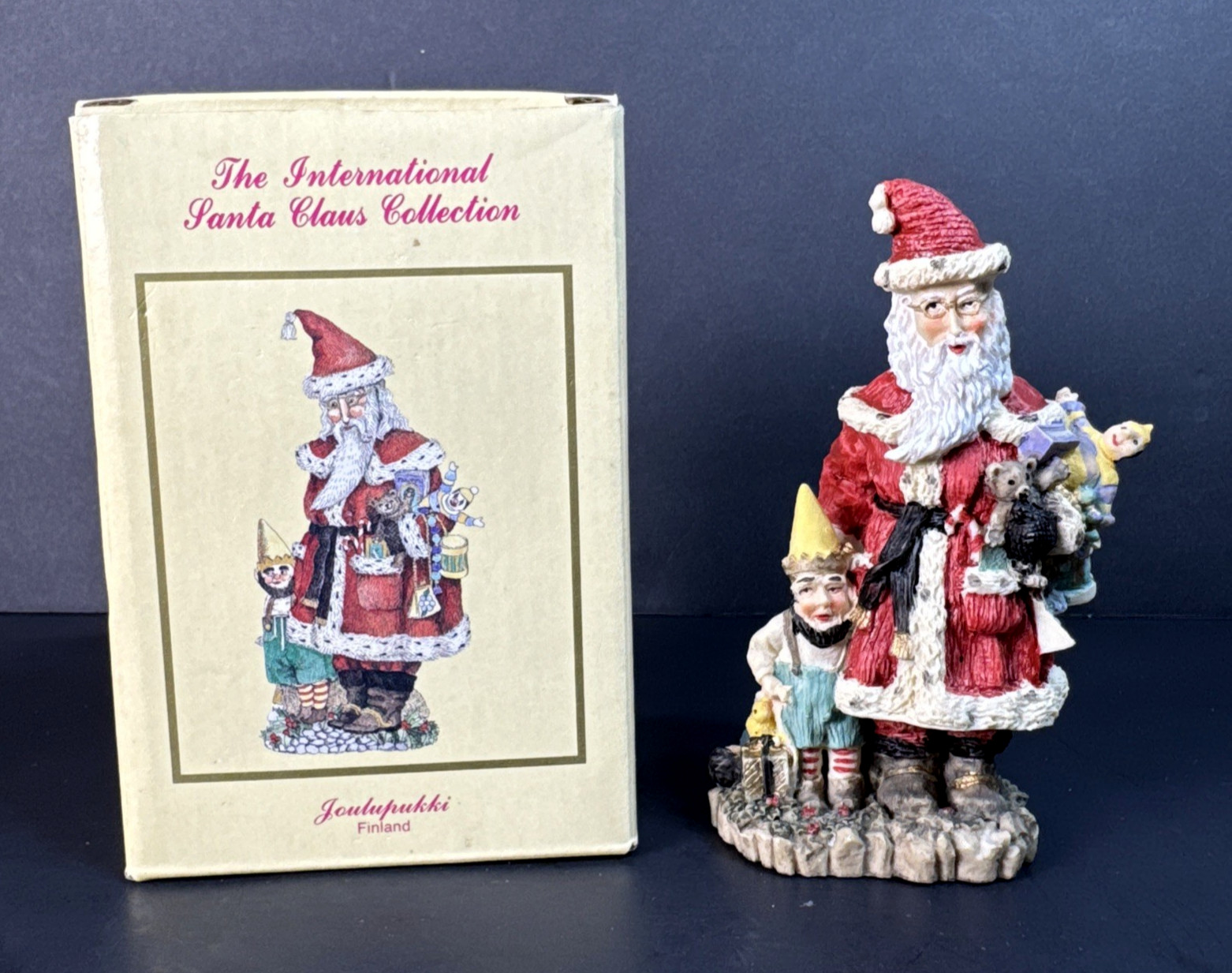 1993 International Santa Claus Collection Joulupukki Finland Figurine SC10 w/Box