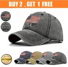 American US Flag Embroidered Low Profile USA Baseball Cap Adjustable Hat 2024 US