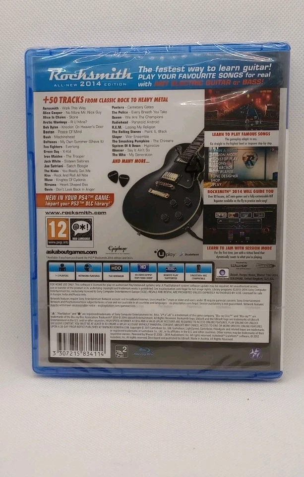 Rocksmith 2014 Edition PAL - PlayStation 4 (No Cable, Sealed)  - Image 3 of 4