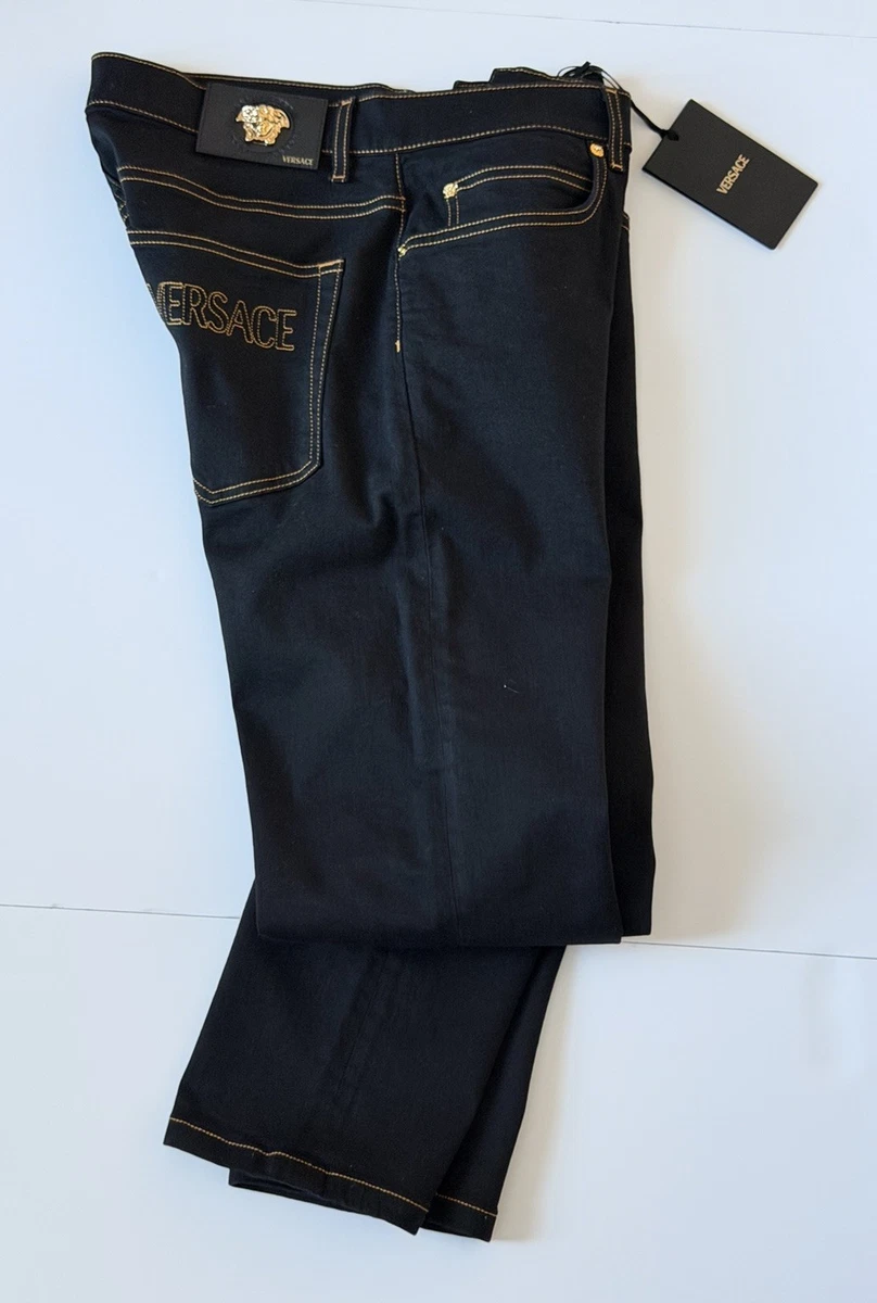 Versace Black Jeans for Men for sale | eBay