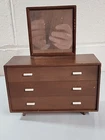 Mattel Modern Pre Barbie Wood Furniture Dresser & Mirror Vintage 1958 Japan