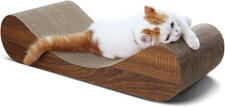 Cat Scratcher Cardboard Lounge Bed, Cat Scratching Pad, Pet Lounger Bone