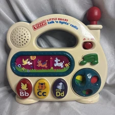 VTech Little Smart Talk N Lights Radio Musical Sounds Learning Toy Kids READ