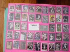 JIM THOME BASEBALL CARD LOT 94CT W/INSERTS MULTI YEAR BRAND TOP LOADERS NO DUPES