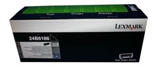 Original Lexmark 24B6186 Black Toner. New Sealed Box, We Ship Fast!