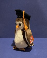 TY Beanie Baby Retired-  Wise the Owl" -MWMT Birthday-5/31/1997