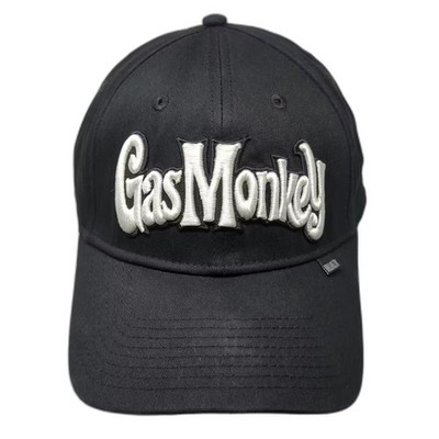 New Era Gas Monkey Garage Black XL Baseball Cap Hat Embroidered 39THIRTY Fitted