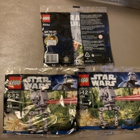 LEGO Star Wars AT-ST Polybag  # 30054 Lot/3&hellip;Brand New