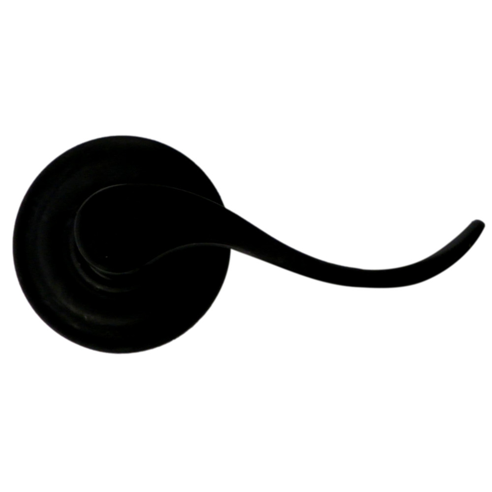 Baldwin 5455V-102 Oil Rubbed Bronze Wave-Shaped Lever Handle and Rosette