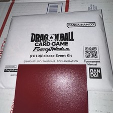 Dragon Ball Fusion World Card Game FB10 Release Event Kit Cross Force Sealed 