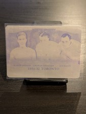 2017 Leaf ITG Superlative Printing Plate Black 1/1 Jackson Conacher Bailey HOF
