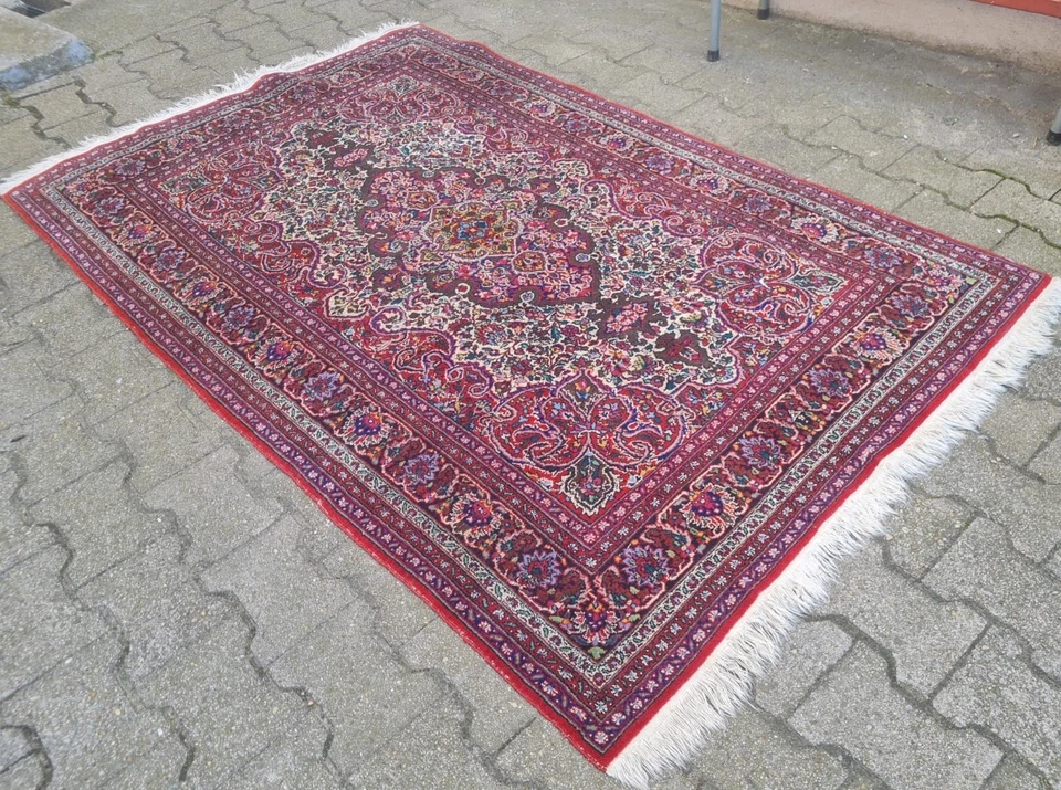 Keschan Perserteppich 183x122cm Handgeknüpft Rug Carpet Kashan - Bild 4 von 4