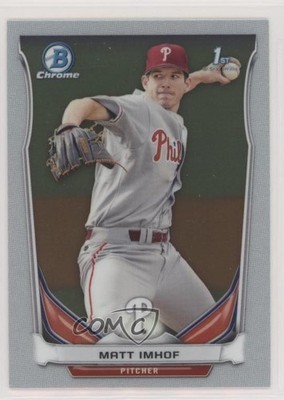 2014 Bowman Draft Chrome Matt Imhof #CDP45 0h28