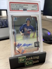 2015 Bowman Chrome Cody Bellinger #BCAP-CBE 1st Bowman Auto PSA 10
