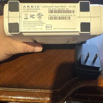 ARRIS Surfboard SB8200 P/N SB00DAD38200 (GWC) Good Working Condition
