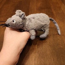 Ikea Gray Mouse GOSIG MUS Small 5" Rat Plush Stuffed Animal Grey NO TAGS