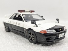 Rare Kyosho 1 18 Nissan Skyline GT R R32 BNR34 Shizuoka Police Patrol Car