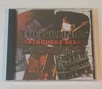 THE SKUNKS Earthquake Shake CD Not On Label Texas Punk KBD Original Sealed