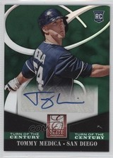 2014 Panini Donruss Elite Signatures Turn of the Century Tommy Medica Auto 0o9
