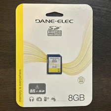 Dane-elec High Speed 8gb Memory SD card-NEW