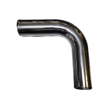 90 Degree Bend Aluminum Tube 3.5" (89mm) OD Polished Intake Turbo Piping