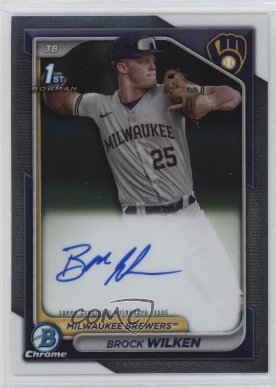 2024 Bowman Chrome Prospect Brock Wilken #CPA-BW Auto 1eg1