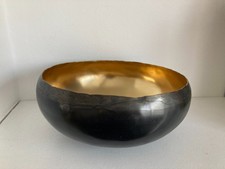 Ciotola nido vintage Michael Aram oro e marrone scuro misura 8'