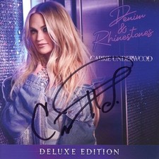 CARRIE UNDERWOOD Autographed Denim & Rhinestones Deluxe CD Signed ACOA Certified