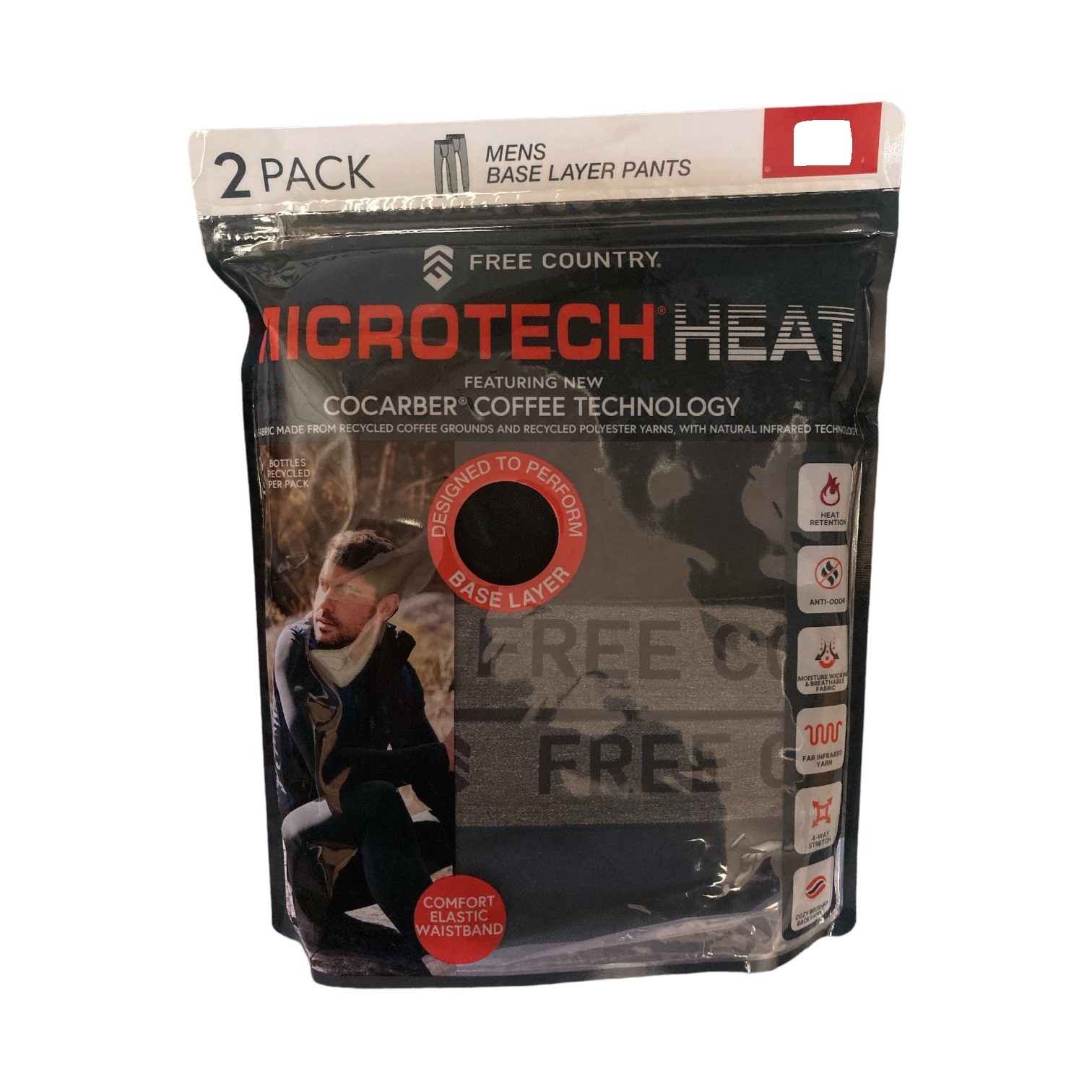 Свободные мужские брюки Country Microtech Heat Base Layer H40MB3918-2S-2 шт 3290₽