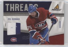 2011-12 Pinnacle Threads Prime 25/50 PK Subban #90 2y6