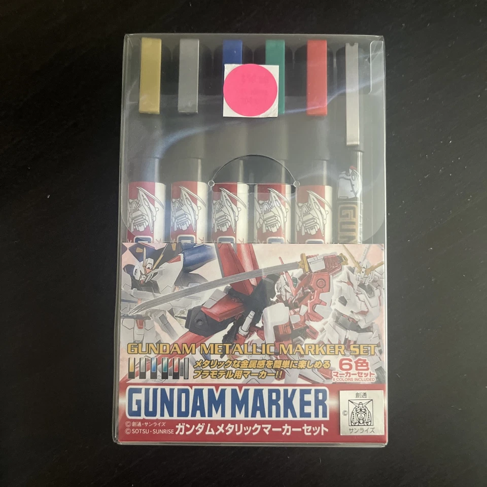 Gundam Marker Ultra Fine Set 1 (6pcs) GMS-110 GMS-105 GMS-121 - Image 4 of 4