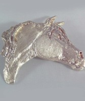 Quarter Horse Kopf AnhäNger Handgefertigt In Sterling Silber Luce