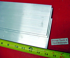 4 pieces 1/4" X 5" ALUMINUM 6061 FLAT BAR 14" long T6511 .250" Plate Mill Stock